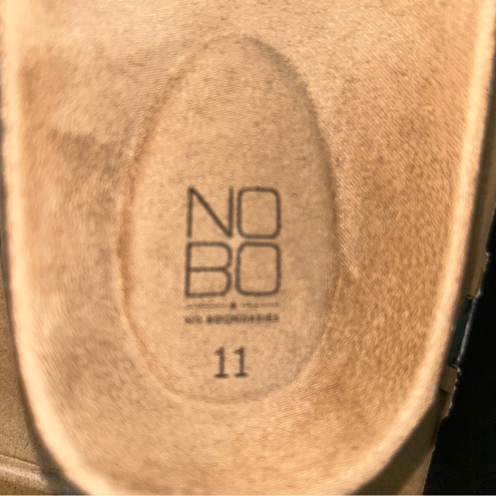 No Boundaries Women's Cork Platform Contour Footbed Sandals NIB - Picture 6 of 10